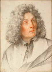 ""Omamuotokuva"" (Omakuva) Sanguine, Carlo Maratta (1625-1713) noin 1681-1682 Koko 50,5x36,3 cm Albertina, Wien