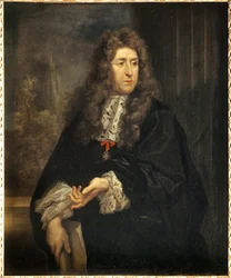 Muotokuva Andre Le Notresta (Lenotre) (1613-1700), kuninkaan puutarhan suunnittelija Carlo Marattan (1625-1713) maalaus 1600-luvun su. 1,12x0,85 m