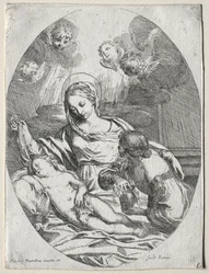 Madonna ja lapsi Magdalenan kanssa.