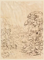 Piirros, Tie vuoristokaupunkiin, 1750-86.
