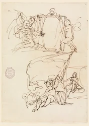 Piirustus, Kolme luonnosta, ennen 1775
