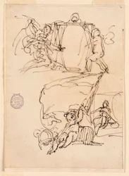 Piirustus, Kolme luonnosta, ennen 1775