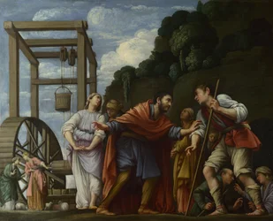 Mooses puolustaa Jetron tyttäriä, 1610