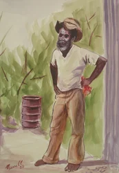 Breaktime, 1989 (wc paperilla)