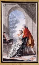 John Wilkes ja neiti Gertrude Carmontelle,