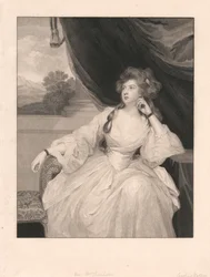 Hon. Rouva Stanhope hahmona Contemplation