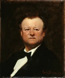 ranska: Portrait de Jean-François Berthelier (1830-1888), lauluntekijä.