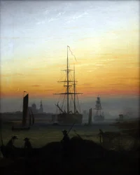 Saksa: Der Greifswalder Hafen Greifswaldin satama
