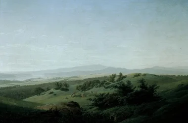 Landschaft mit See
