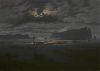 Pohjoinen meri kuutamossa, noin 1823