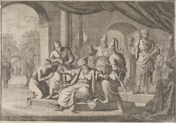 Mustafa, sulttaani Murat IV:n veljenpoika, kuristetaan hänen käskystään vuonna 1639