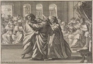 Urban VIII:n vaalien aikana kardinaali Borja ja kardinaali Antonio Barberini iskevät, 1632