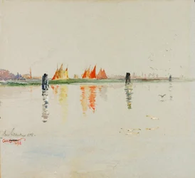 Laguuni, Venetsia, 1898.