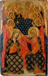 Neitsyt Marian kruunaus, 1360-luku.