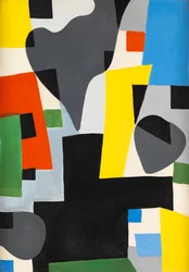 Sävellys, n.1948 (öljy kankaalle)