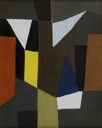 Sävellys, n.1955 (öljy kankaalle)