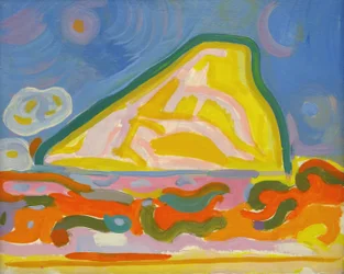 Mt Ste Victoire, n.1944 (öljy kankaalle).