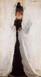 Mosca. Cecilio Pla Gallardon (1860-1934) maalaus, öljy kankaalle, noin 1897. Saint Pie Fine Arts Museum. Valencia, Espanja.