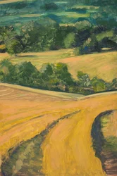Kultainen hetki, Cotswolds, 2013 (Öljy paneelille)