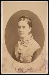 Lady Frances Anna Blandy Thomsonin muotokuva, paronitar Kelvin 1837-1916, 1876.