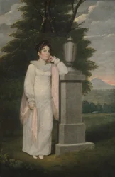 Rouva Cephas Thompson Olivia Leonard, n. 1810-20.