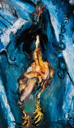 Kynitty kana, noin 1925, kirjoittanut Chaim Soutine (1894-1943), öljy kankaalle. Ranska, 1900-luku.