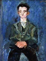 Pojan muotokuva sinisessä, 1928
