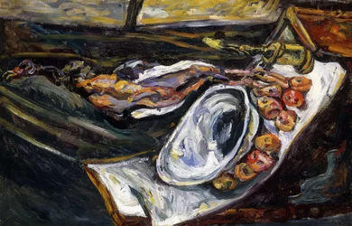 Asetelma fasaanin kanssa; Luonto Morte au Faisan, 1918
