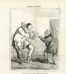 Kuvituskuva Chamista (1819-1879) Le Charivari -lehdessä.