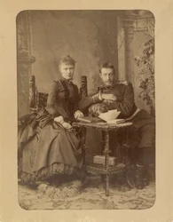 Konstantinos Konstantinovitš ja Venäjän Elisabeth Mavrikievna (s. Saksi Altenburgin prinsessa Elisabeth) - Venäjän suurruhtinas Konstantin Konstantinovitš (1858-1915) ja Venäjän suurherttuatar Elizaveta Mavrikievna (1865-1927), kirjoittanut Bergamasc