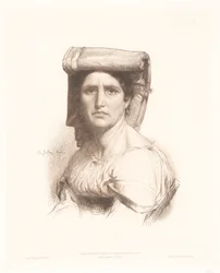 Italian naisen muotokuva Louisa (otsikko esineessä) Italian naisten muotokuvia (sarjan nimi)