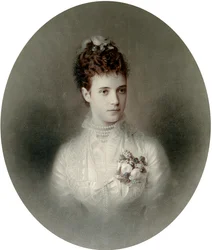 Venäjän keisarinna Maria Fedorovnan muotokuva, 1890-luku