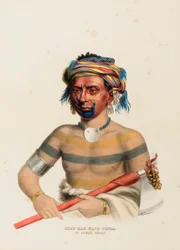 SHAU-HAU-NAPO-TINTA. IOWAYN PÄÄLLIKKÖ.