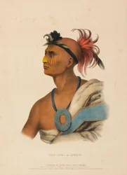 TAH-COL-O-QUOIT., kirjasta History of the Indian Tribes of North America.