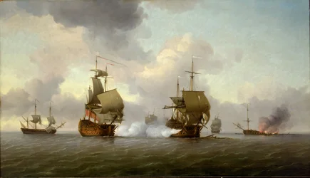 Glorioso-aluksen kaappaus, 8. lokakuuta 1747, noin 1747 (öljy kankaalle).