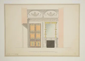 Kabinetin kirjaston suunnittelu, 1780-luvun alku