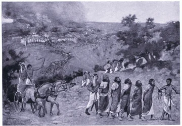 Egyptiläinen leiri Öljymäellä, noin 1920 (litho)