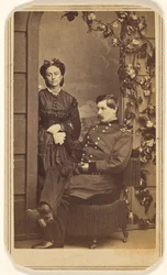 [Kenraali George Brinton McClellan ja hänen vaimonsa]
