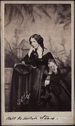 Harriet Beecher Stowen muotokuva 1811-1896, noin 1860.