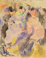 Piirustus Zolas Nanalle, 1915-16