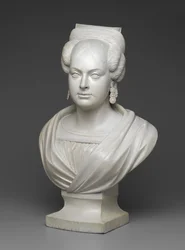 rouva Charles Dodge, n. 1830-40 (maalattu puu)