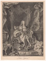 Ranskan Ludvig XV:n muotokuva