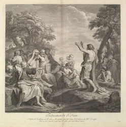 Pyhän Johanneksen saarna.