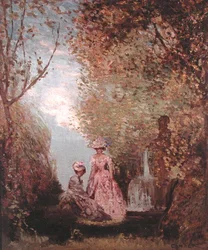 Forest Glade (öljy)