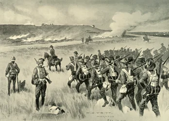"Lontoon City Imperial Volunteers Doornkopissa 29. toukokuuta", 1901.