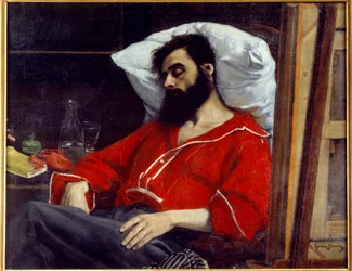 Hän toipui tai satutti häntä. Emile Auguste Carolus Duranin maalaus (Carolus-Duran