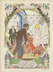 muotokuva. Kuvitus Le Rirelle