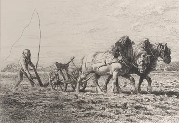 Kyntö, 1864.