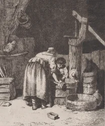 Naisten pesu, n. 1845-50.