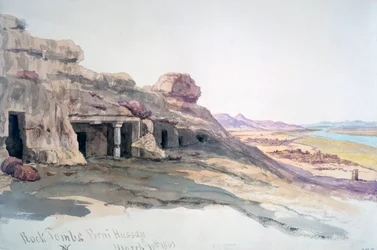 Rock Tombs, Beni Hassan, 10. maaliskuuta 1863, Egypti, 1863